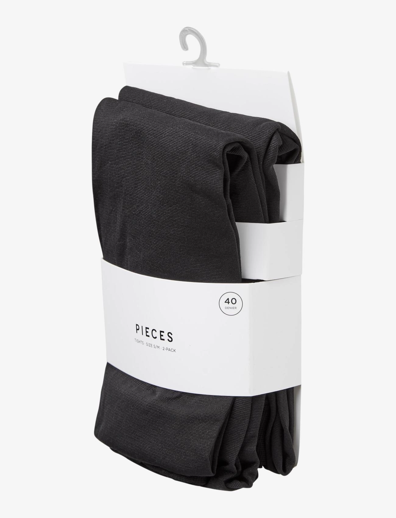 Pieces - PCNEW NIKOLINE 40 DEN 2 PACK TIGHTS NOOS - collants - black - 2