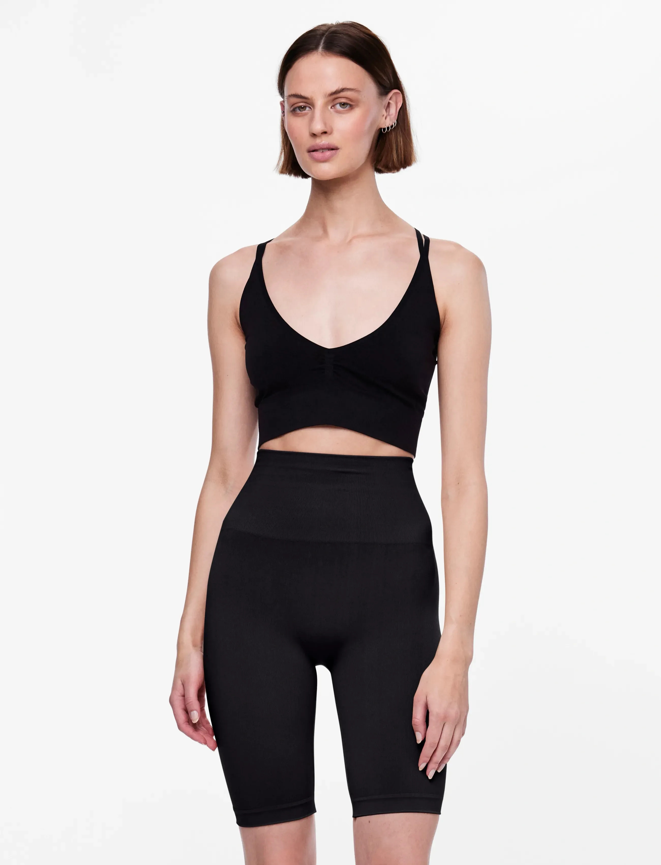 Pieces PCIMAGINE SHAPEWEAR SHORTS NOOS - Alusvaatteet - BLACK / black