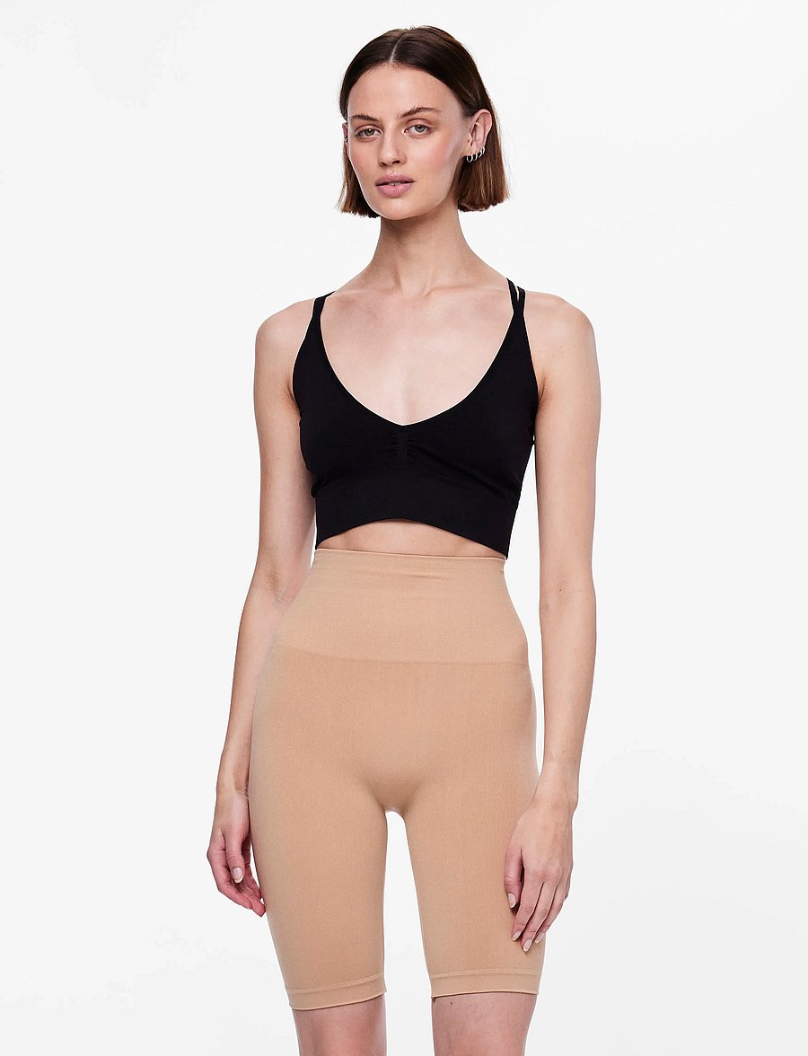 Pieces - PCIMAGINE SHAPEWEAR SHORTS NOOS - formende underdele - tan - 0