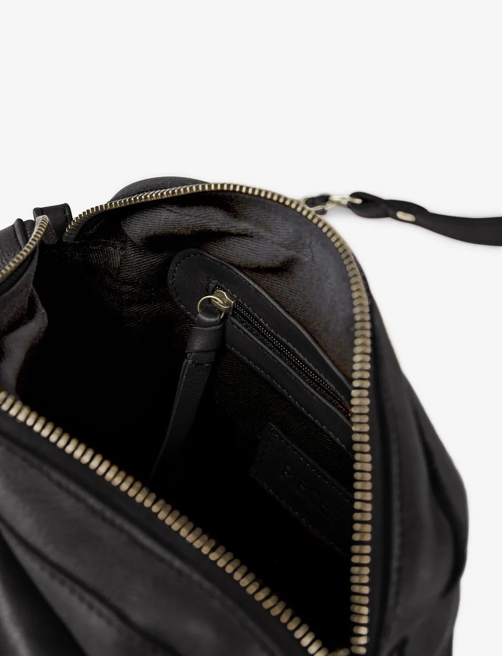 Pieces leather bag clearance