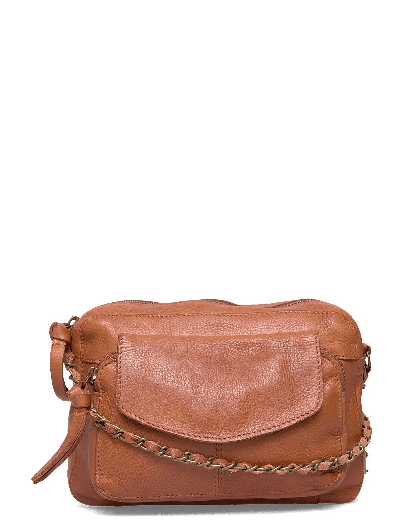 Pieces - PCNAINA LEATHER CROSS BODY FC NOOS - crossbody bags - root beer - 0
