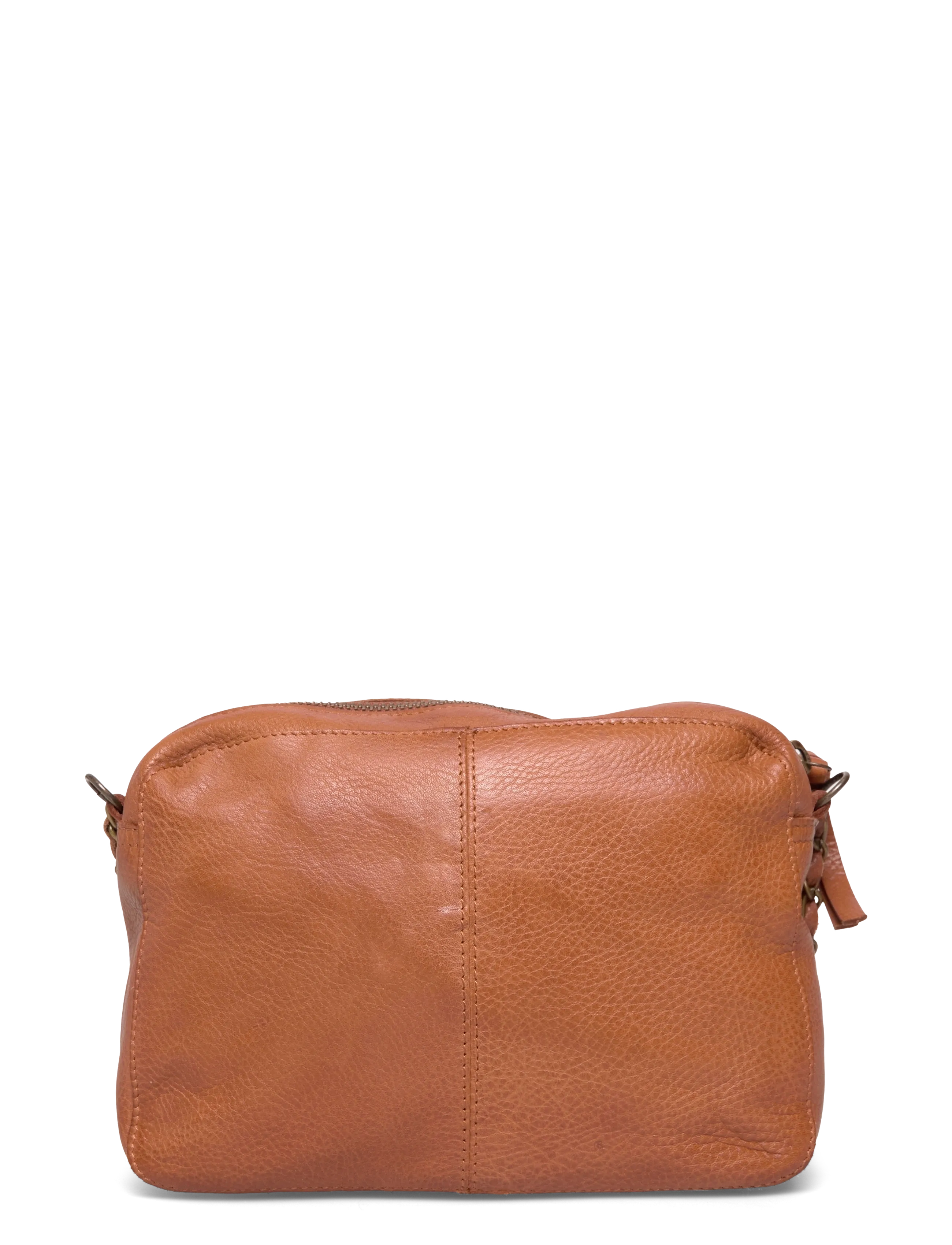 Pieces - PCNAINA LEATHER CROSS BODY FC NOOS - crossbody bags - root beer - 1