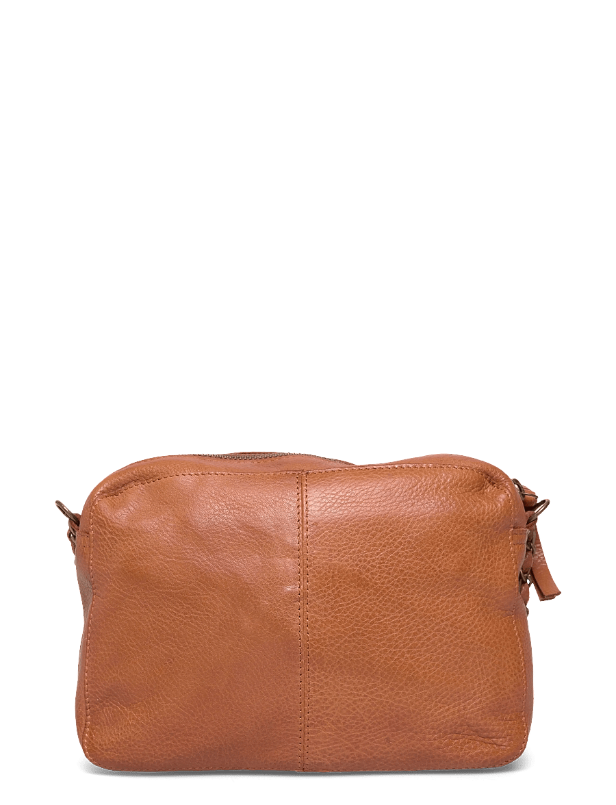 Pieces - PCNAINA LEATHER CROSS BODY FC NOOS - crossbody bags - root beer - 1