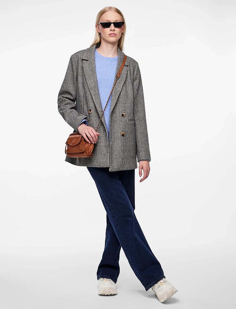 Pieces - PCNAINA LEATHER CROSS BODY FC NOOS - crossbody bags - root beer - 4