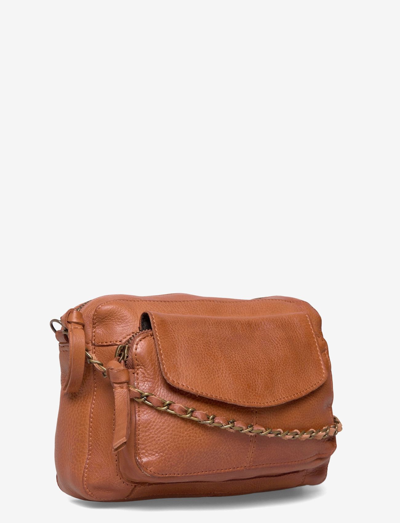 Pieces - PCNAINA LEATHER CROSS BODY FC NOOS - crossbody bags - root beer - 2