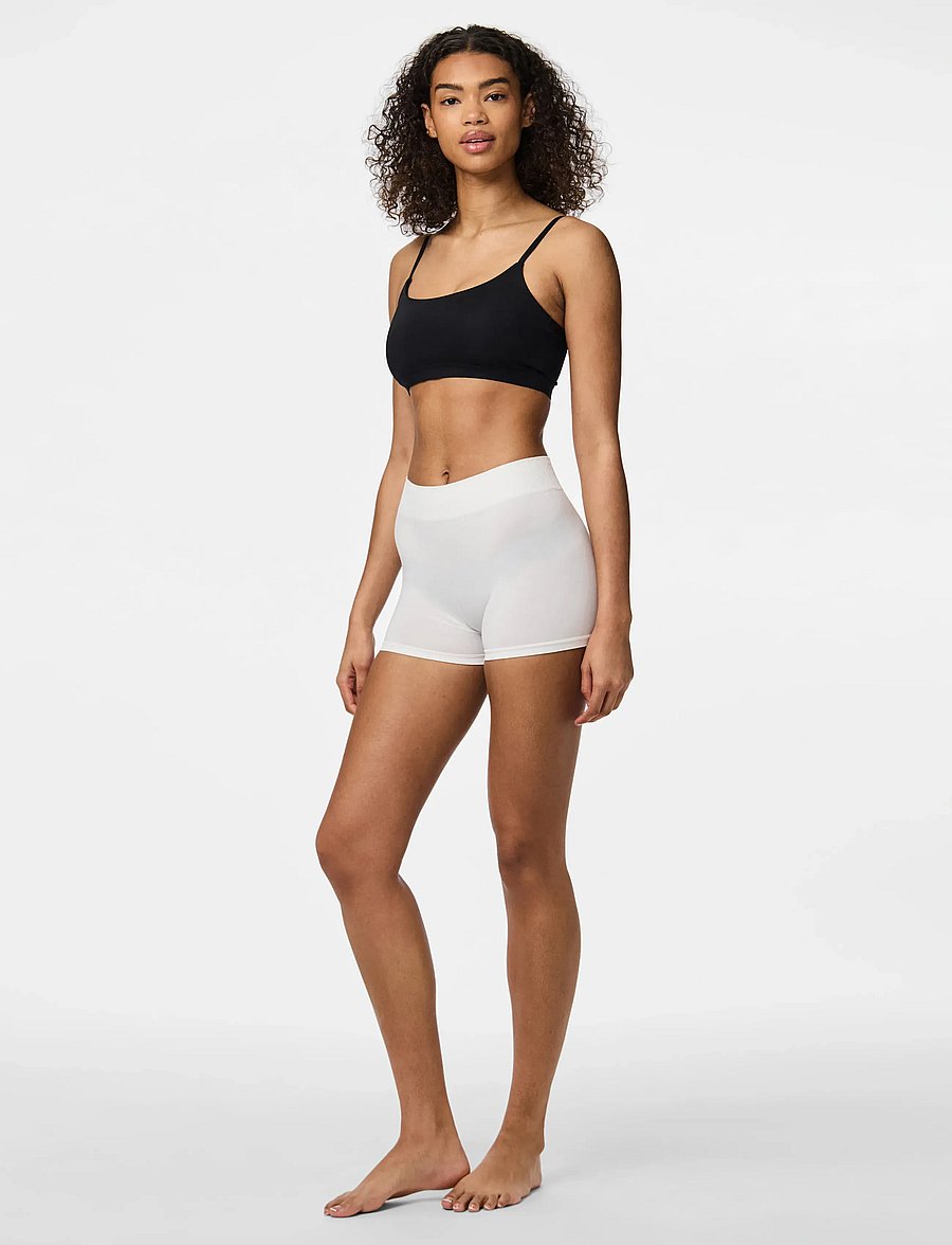 Pieces - PCLONDON MINI SHORTS NOOS BC - shaping nederdelar - bright white - 4