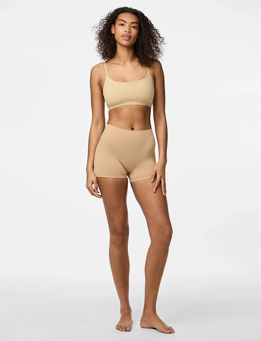 Pieces - PCLONDON MINI SHORTS NOOS BC - formende underdele - nature - 5
