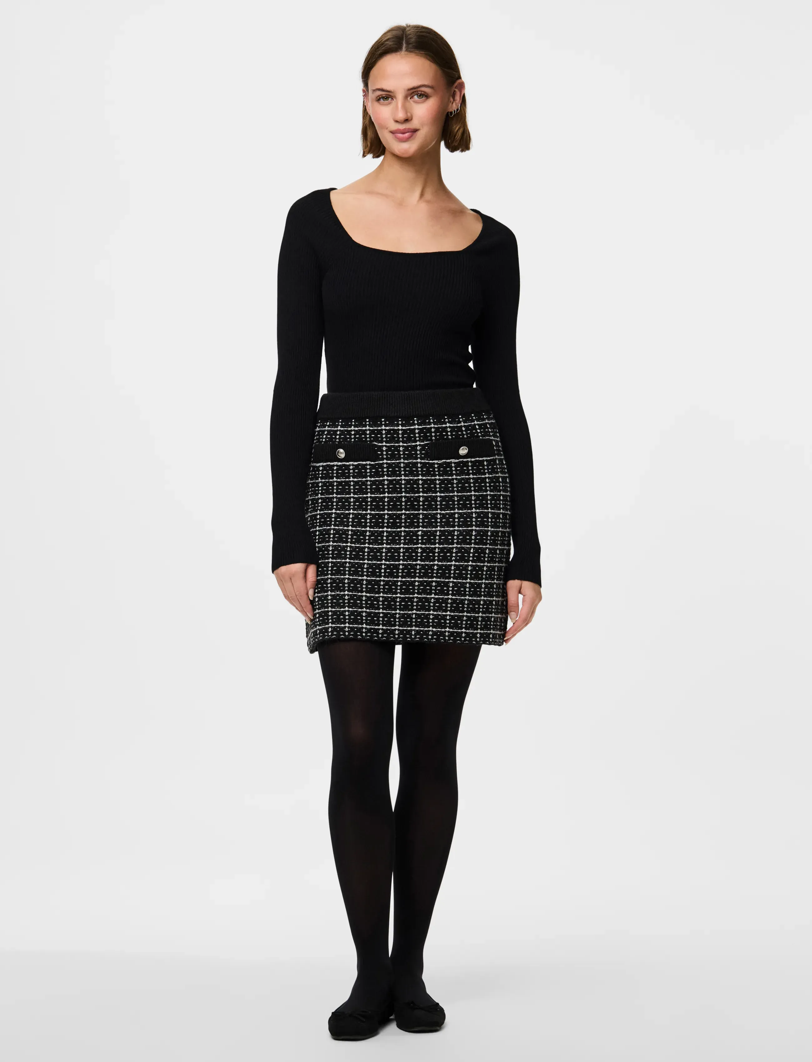 Pieces - PCSHAPER 40 DEN TIGHTS NOOS - madalaimad hinnad - black - 4