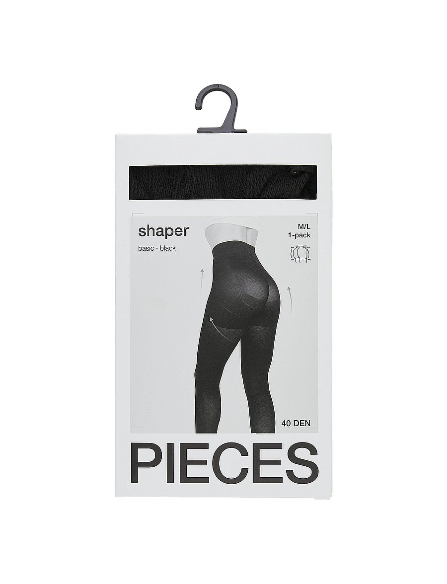Pieces - PCSHAPER 40 DEN TIGHTS NOOS - særlige begivenheder - black - 4