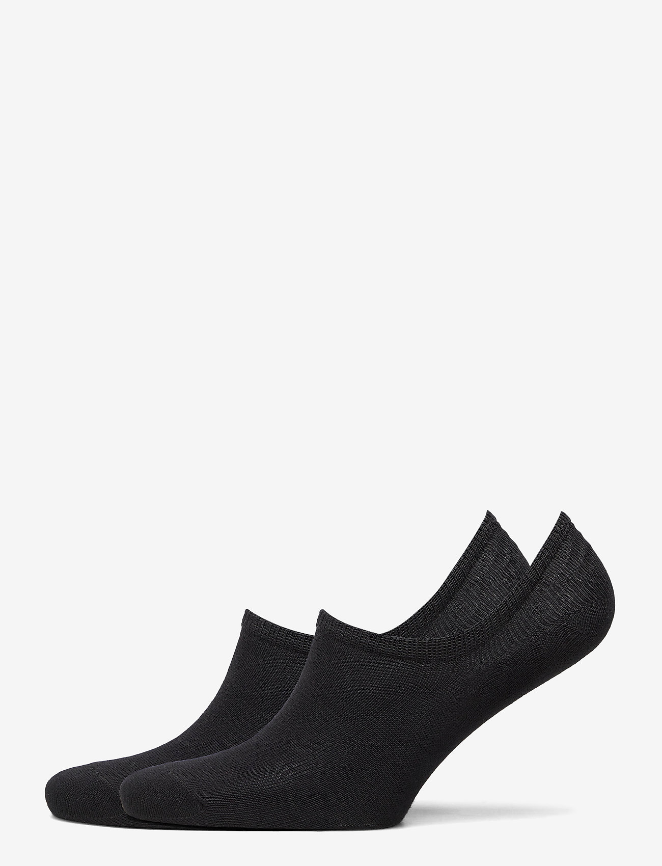 Pieces - PCTESS 2 PACK SNEAKER SOCKS NOOS BC - lühikese säärega sokid - black - 0