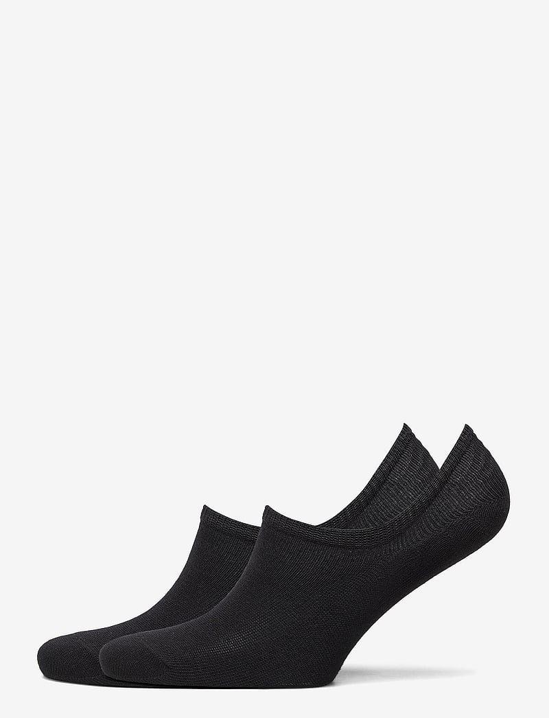 Pieces - PCTESS 2 PACK SNEAKER SOCKS NOOS BC - ankelstrømper - black - 0