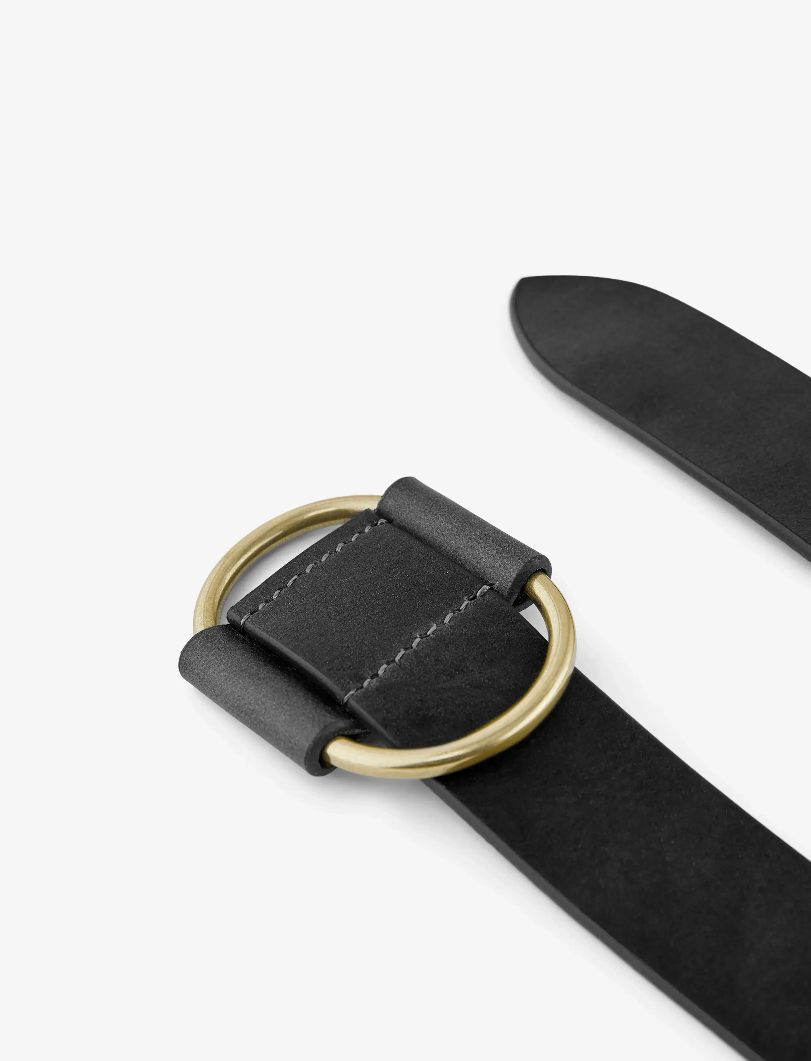 Pieces - PCPILJA LEATHER JEANS BELT FC NOOS - læderbælter - black - 4