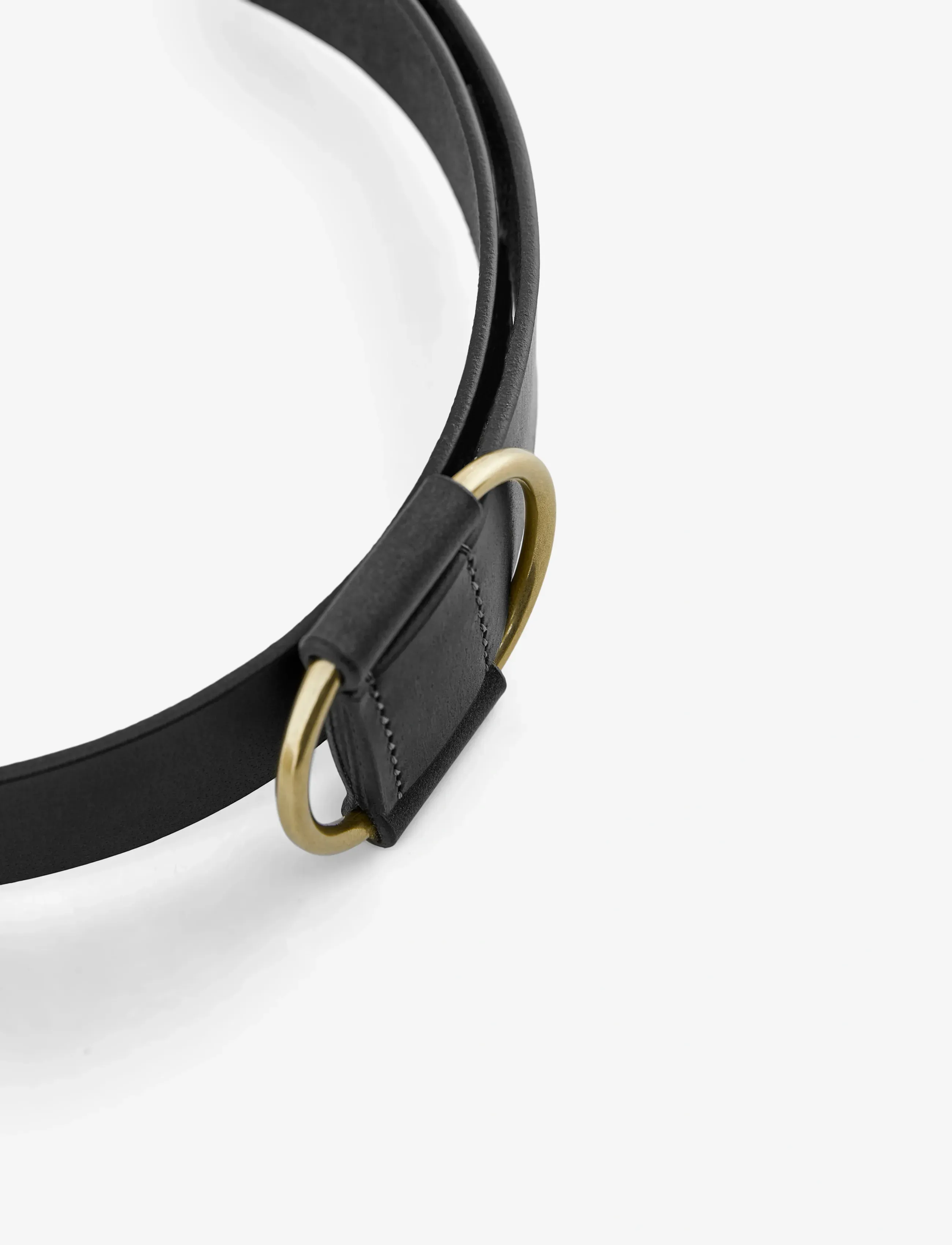 Pieces - PCPILJA LEATHER JEANS BELT FC NOOS - læderbælter - black - 5