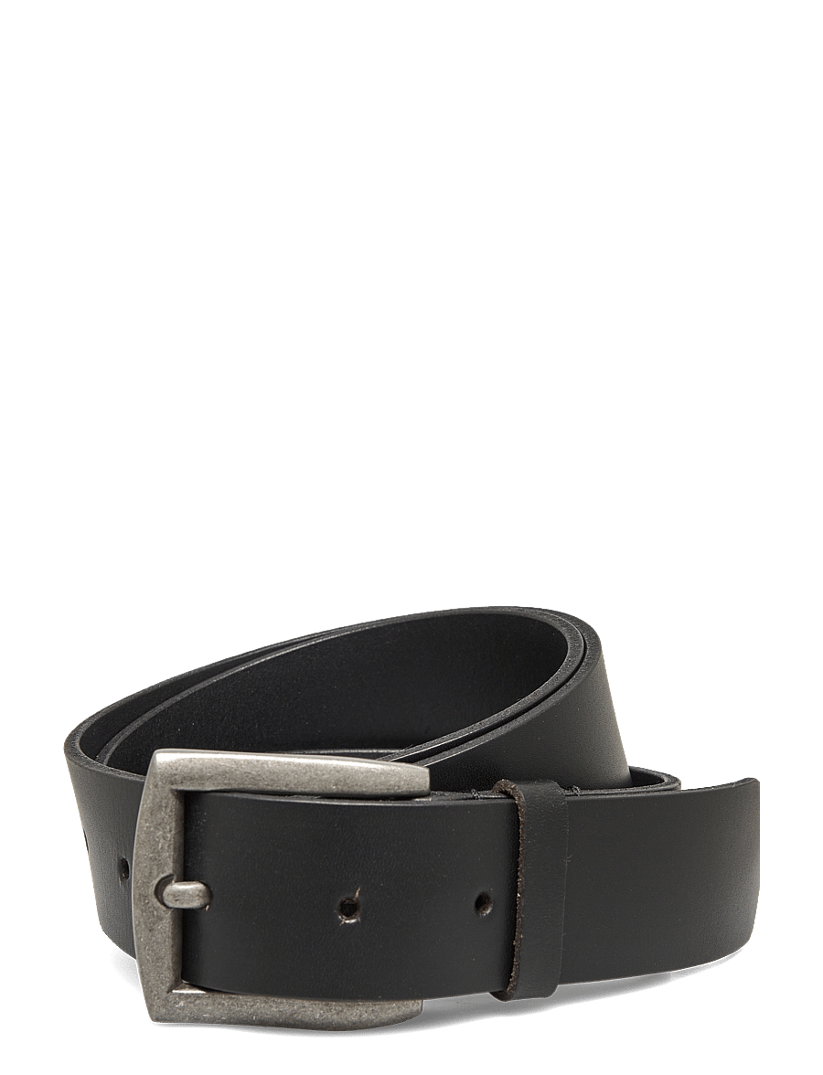 Pieces - PCNADY LEATHER JEANS BELT NOOS - ledergürtel - black - 1