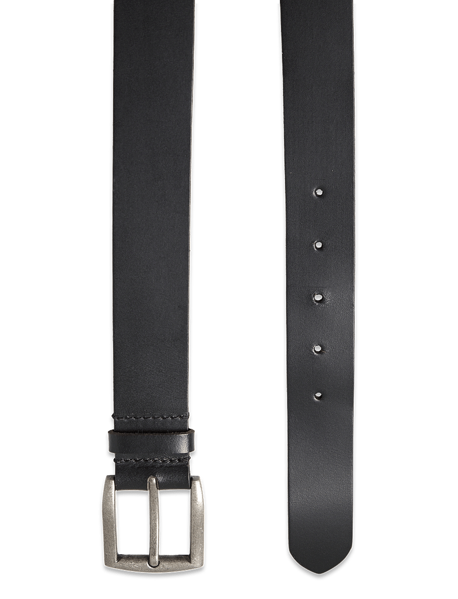 Pieces - PCNADY LEATHER JEANS BELT NOOS - ledergürtel - black - 2