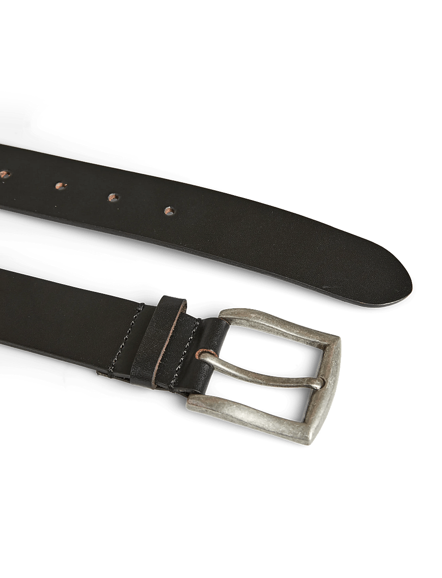 Pieces - PCNADY LEATHER JEANS BELT NOOS - ledergürtel - black - 4