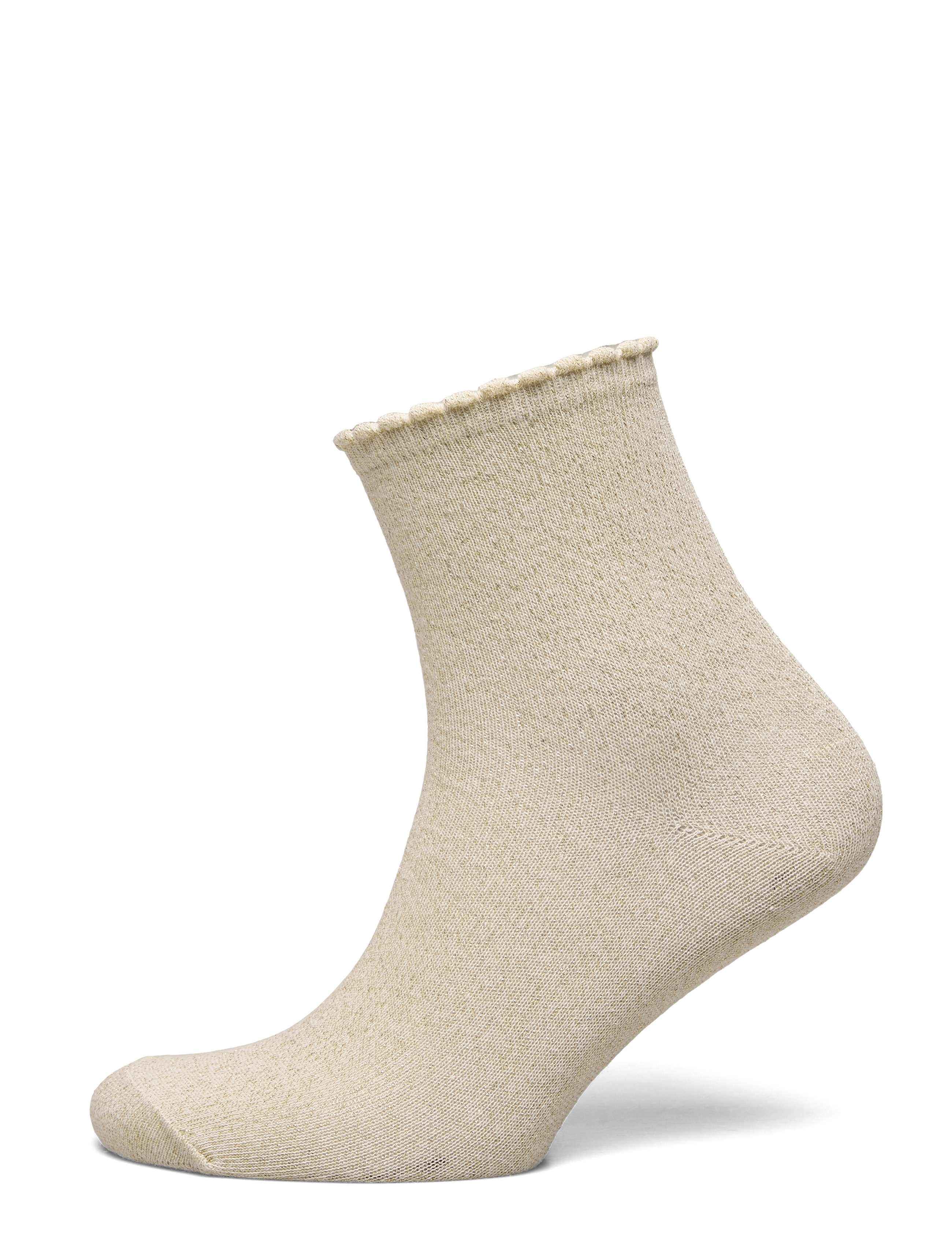 PIECES Pcsebby Glitter Long Socken Noos Bc Beige - One Size - Damen