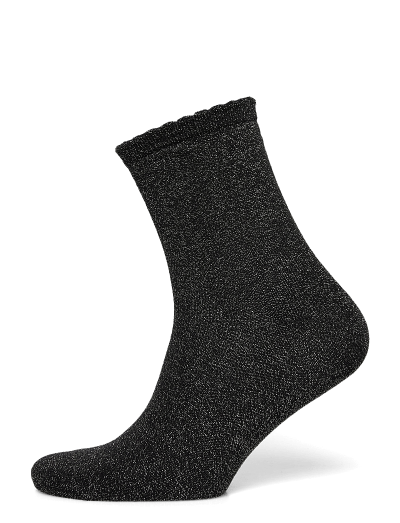 Pieces - PCSEBBY GLITTER LONG SOCKS NOOS BC - klassikalised sokid - black - 0