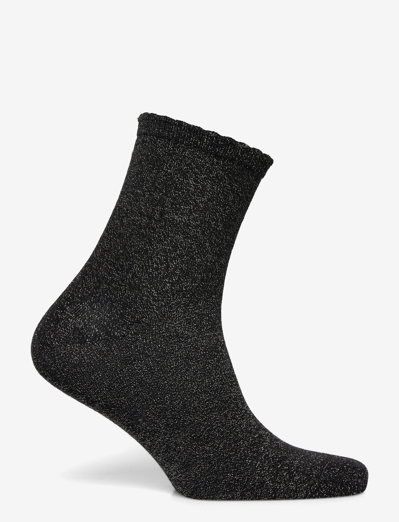 Pieces - PCSEBBY GLITTER LONG SOCKS NOOS BC - klassikalised sokid - black - 1