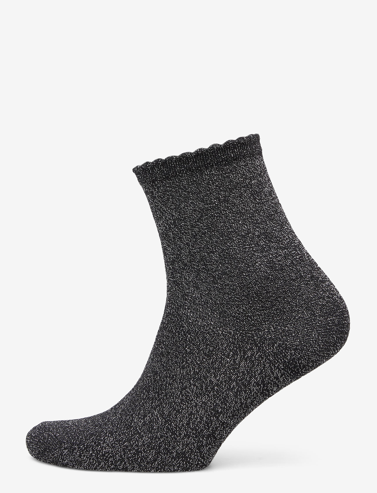 Pieces - PCSEBBY GLITTER LONG SOCKS NOOS BC - vanliga strumpor - black - 0