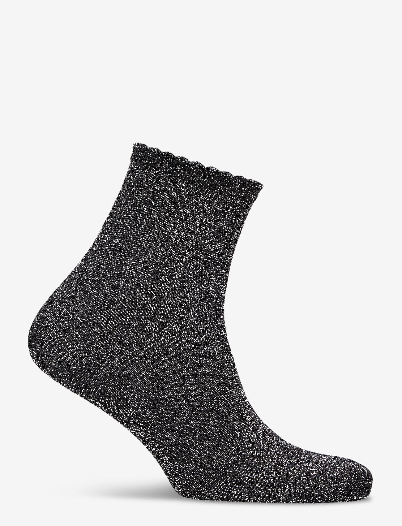 Pieces - PCSEBBY GLITTER LONG SOCKS NOOS BC - vanliga strumpor - black - 1