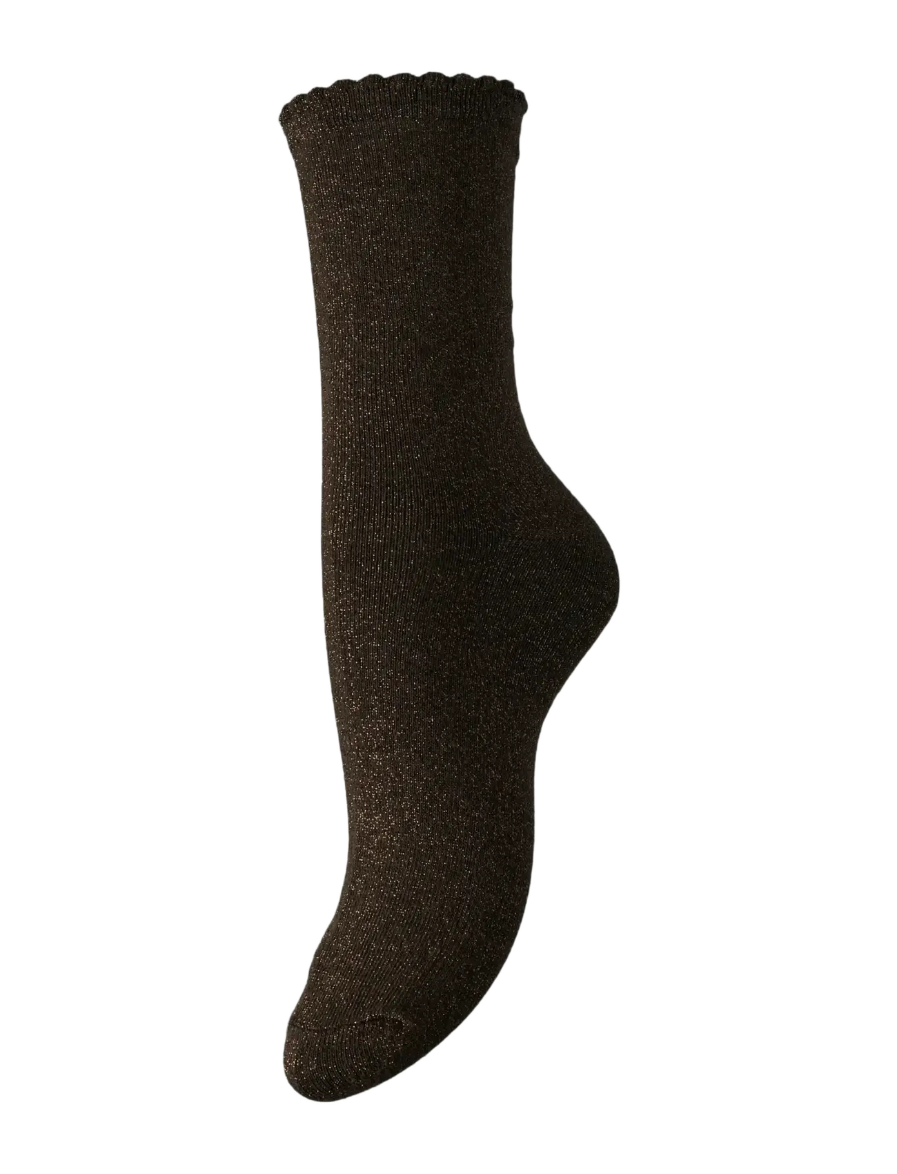 PIECES Pcsebby Glitter Long Socken Noos Bc Braun - One Size - Damen