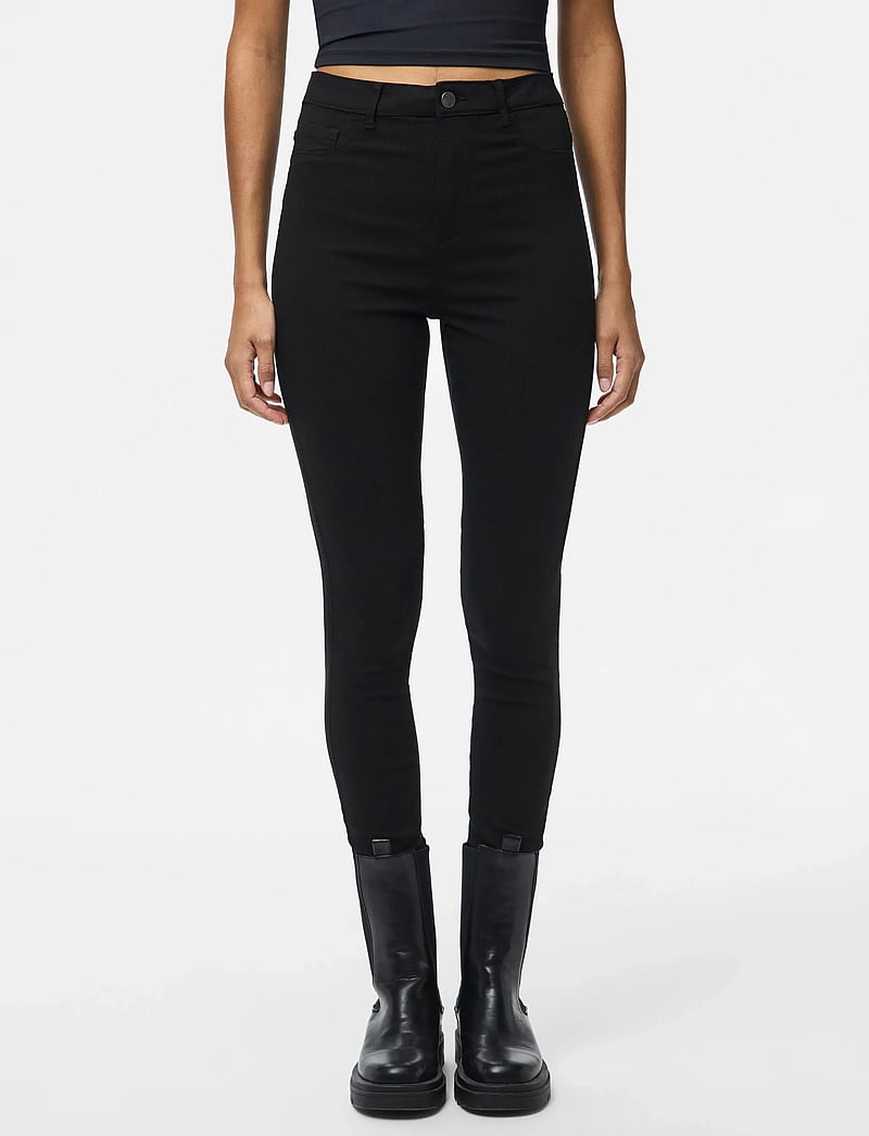 Pieces - PCHIGHSKIN WEAR JEGGINGS/NOOS BC - leggings - black - 0