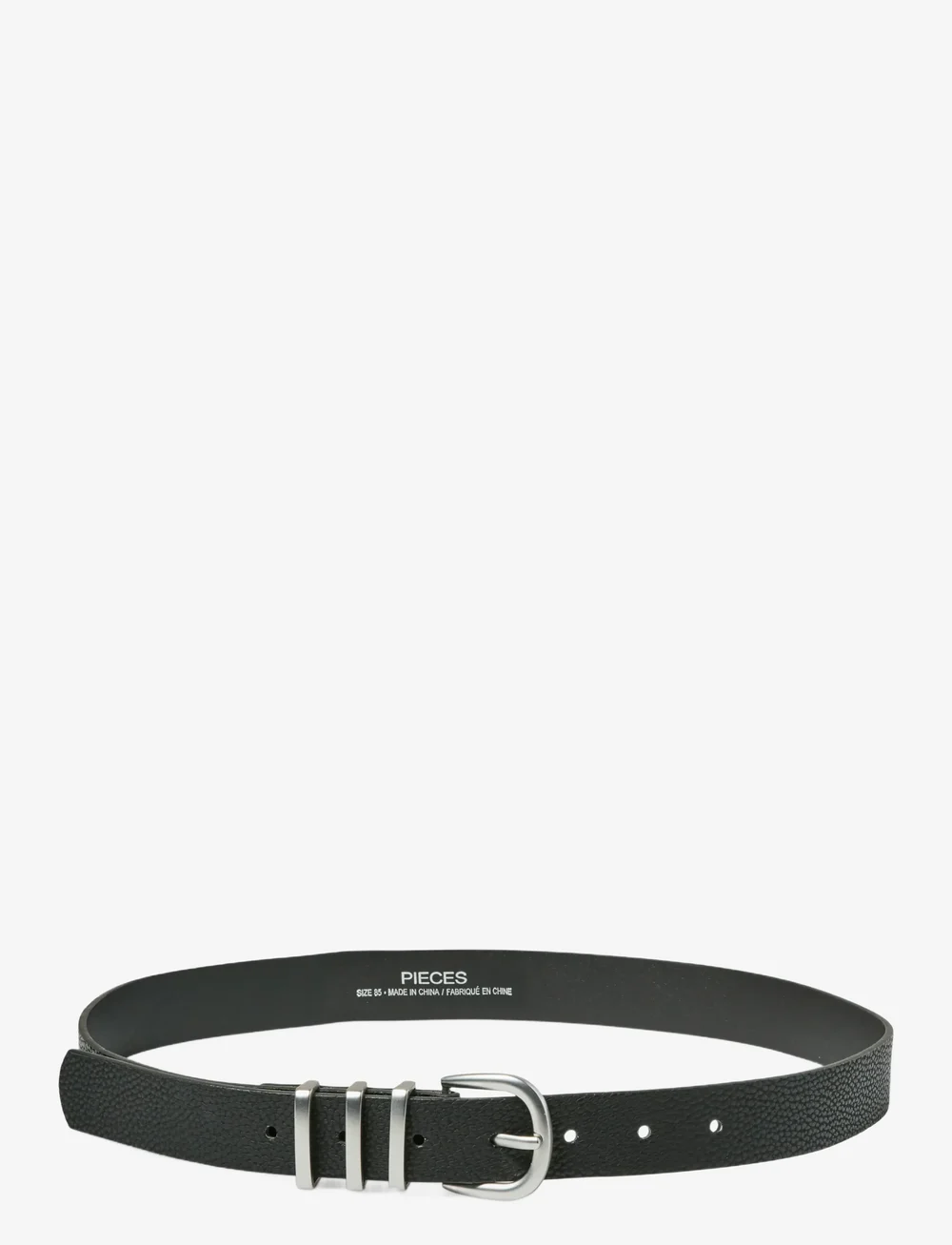 Pieces - PCLEA JEANS BELT NOOS WB PU - casual gürtel - black - 1