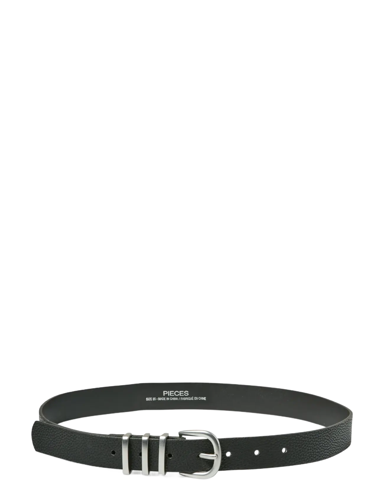 Pieces PCLEA JEANS BELT NOOS WB PU - Akcesoria - BLACK / black