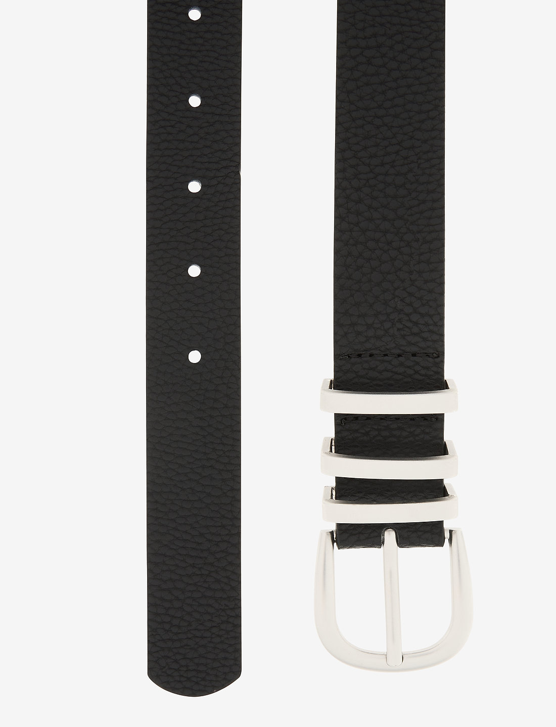 Pieces - PCLEA JEANS BELT NOOS WB PU - casual gürtel - black - 2