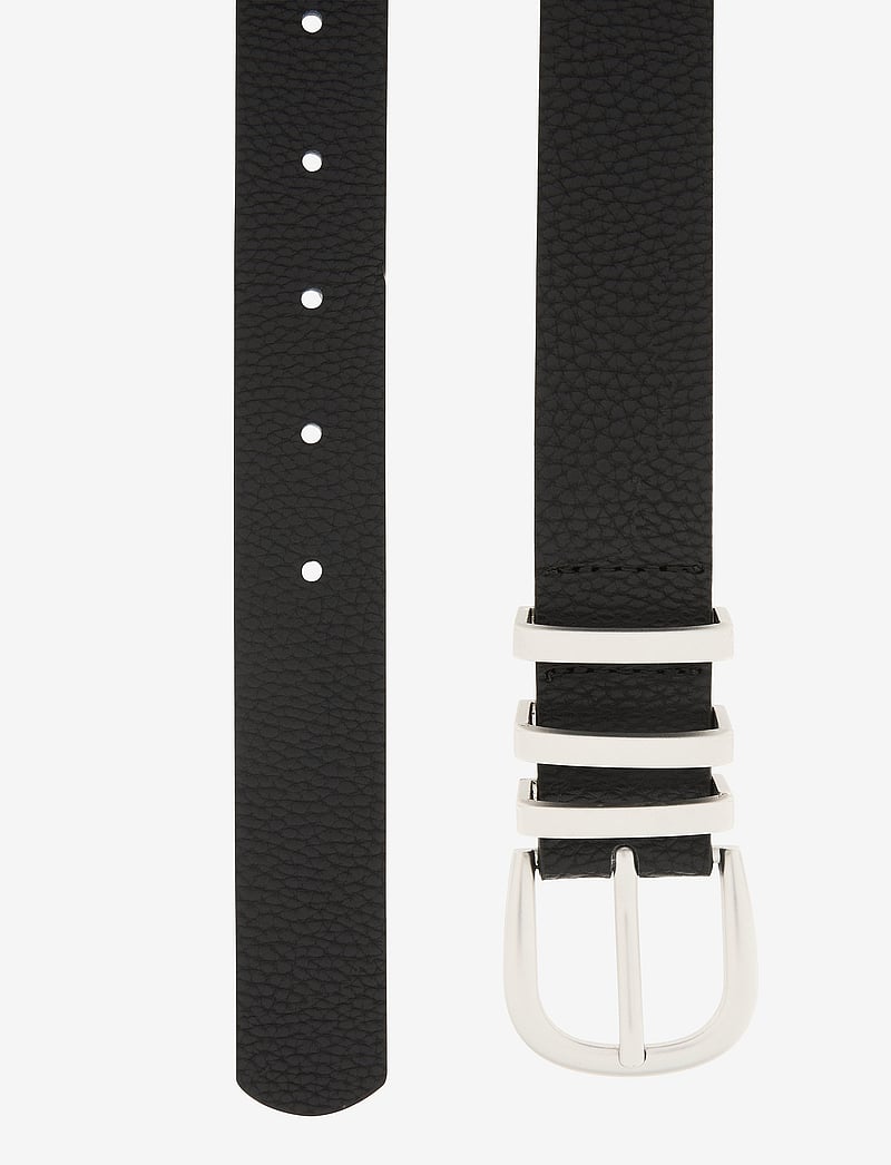 Pieces - PCLEA JEANS BELT NOOS WB PU - casual gürtel - black - 2