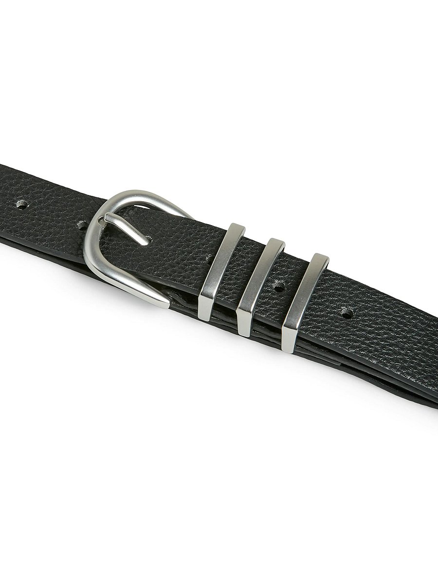 Pieces - PCLEA JEANS BELT NOOS WB PU - freizeitgürtel - black - 3