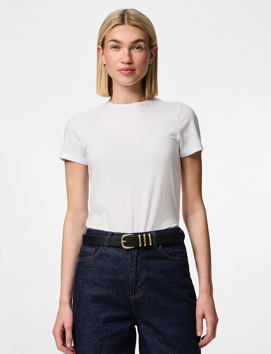 Pieces - PCLEA JEANS BELT NOOS WB PU - freizeitgürtel - black - 0