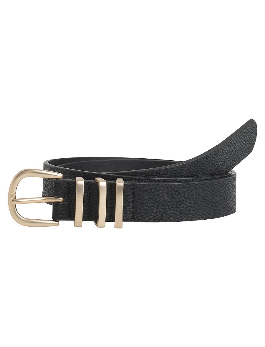 Pieces - PCLEA JEANS BELT NOOS WB PU - freizeitgürtel - black - 4