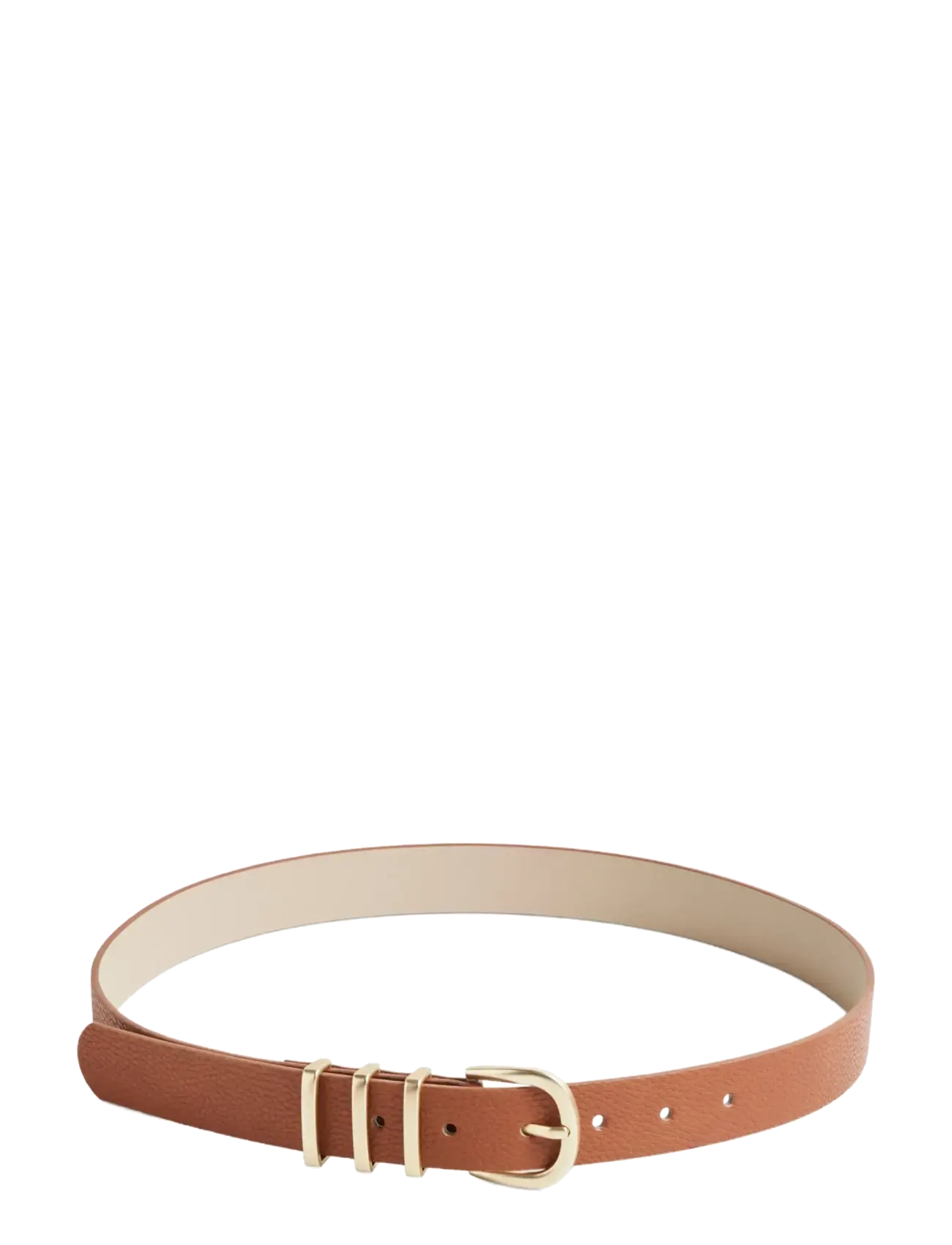Pieces PCLEA JEANS BELT NOOS WB PU - Akcesoria - COGNAC / brown