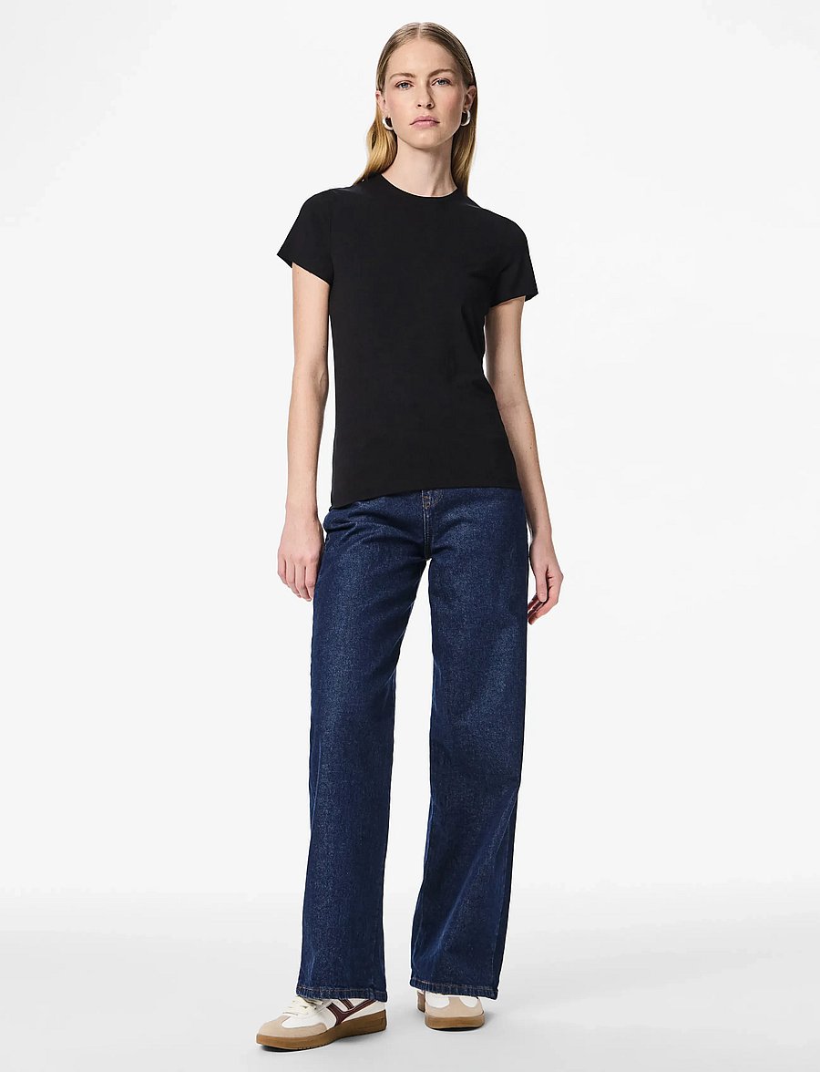 Pieces - PCSIRENE TEE JRS NOOS BC - tops - black - 0
