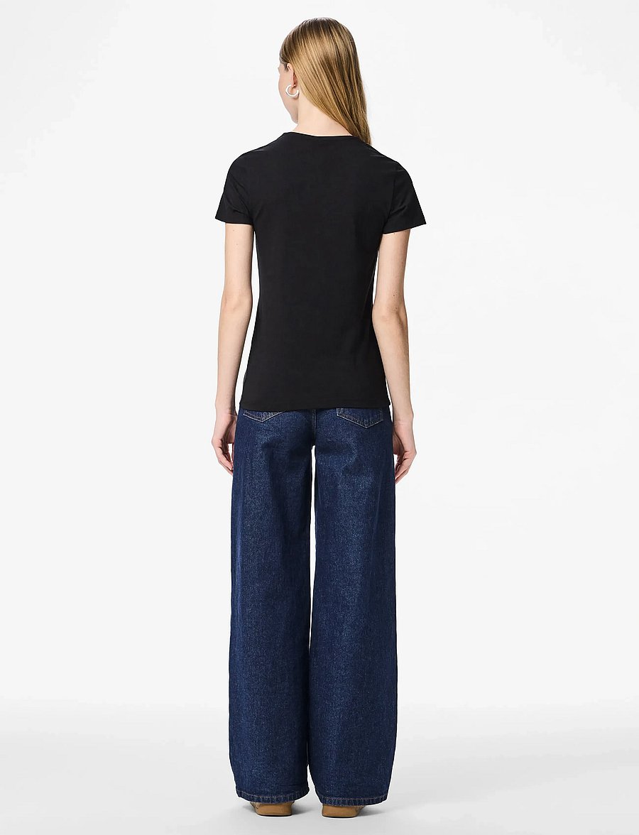 Pieces - PCSIRENE TEE JRS NOOS BC - tops - black - 3