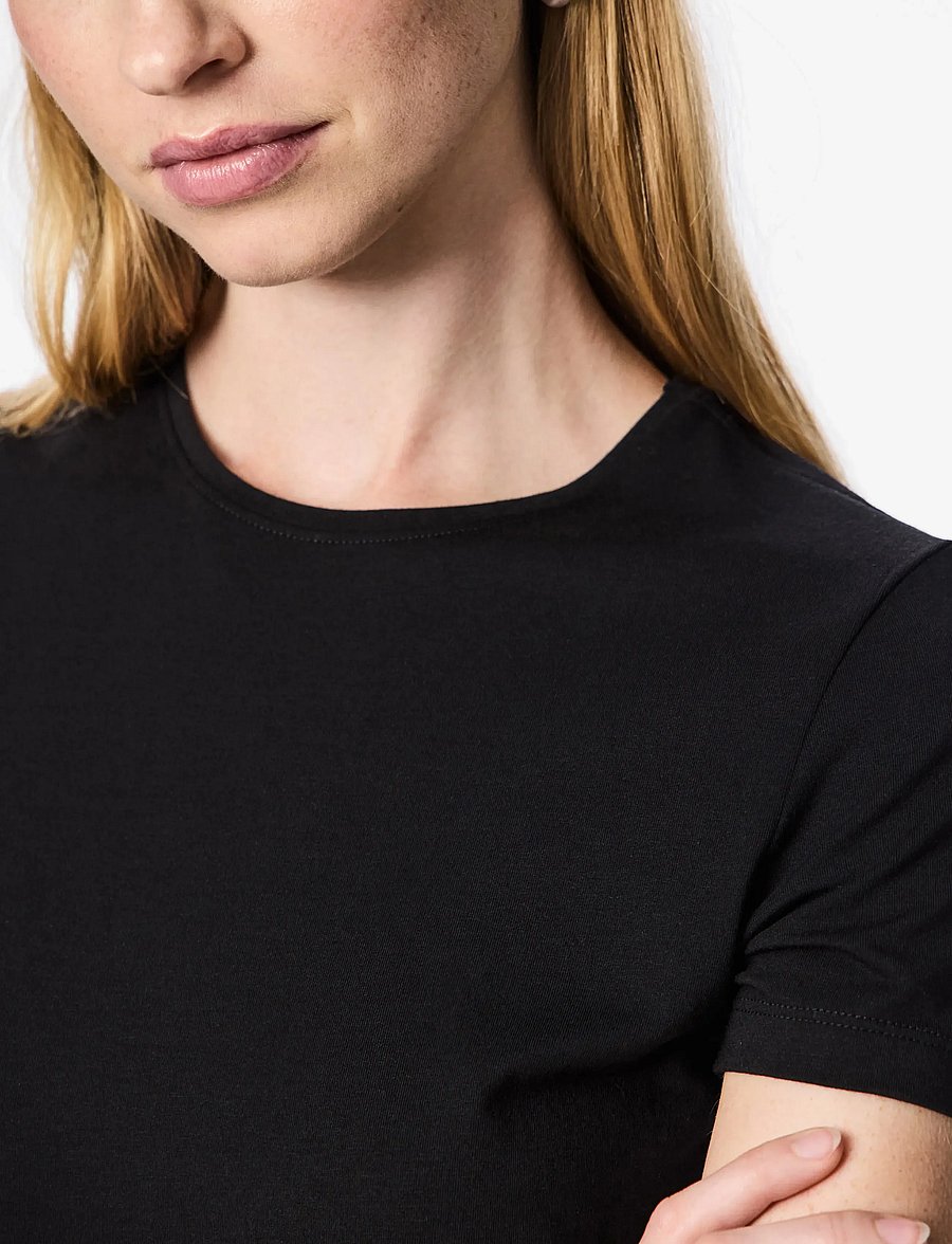 Pieces - PCSIRENE TEE JRS NOOS BC - tops - black - 4