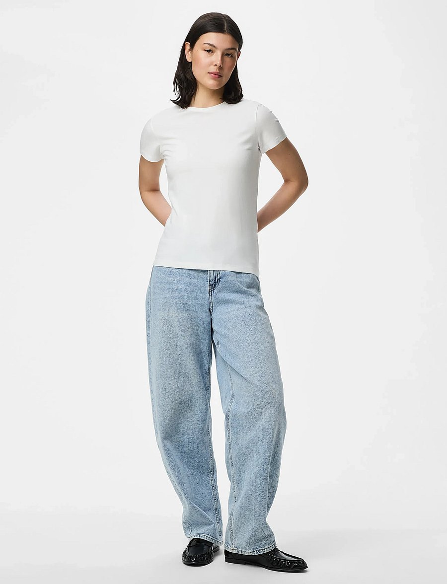 Pieces - PCSIRENE TEE NOOS - overdele - bright white - 4
