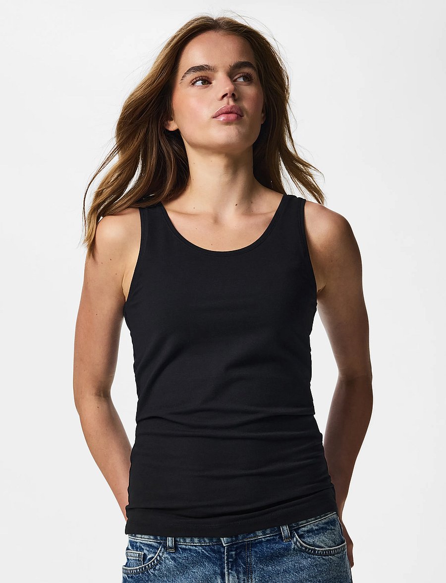 Pieces - PCSIRENE TANK TOP JRS NOOS - Ärmellose tops - black - 0
