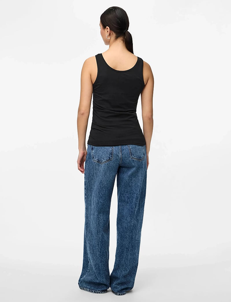 Pieces - PCSIRENE TANK TOP JRS NOOS - hihattomat topit - black - 3