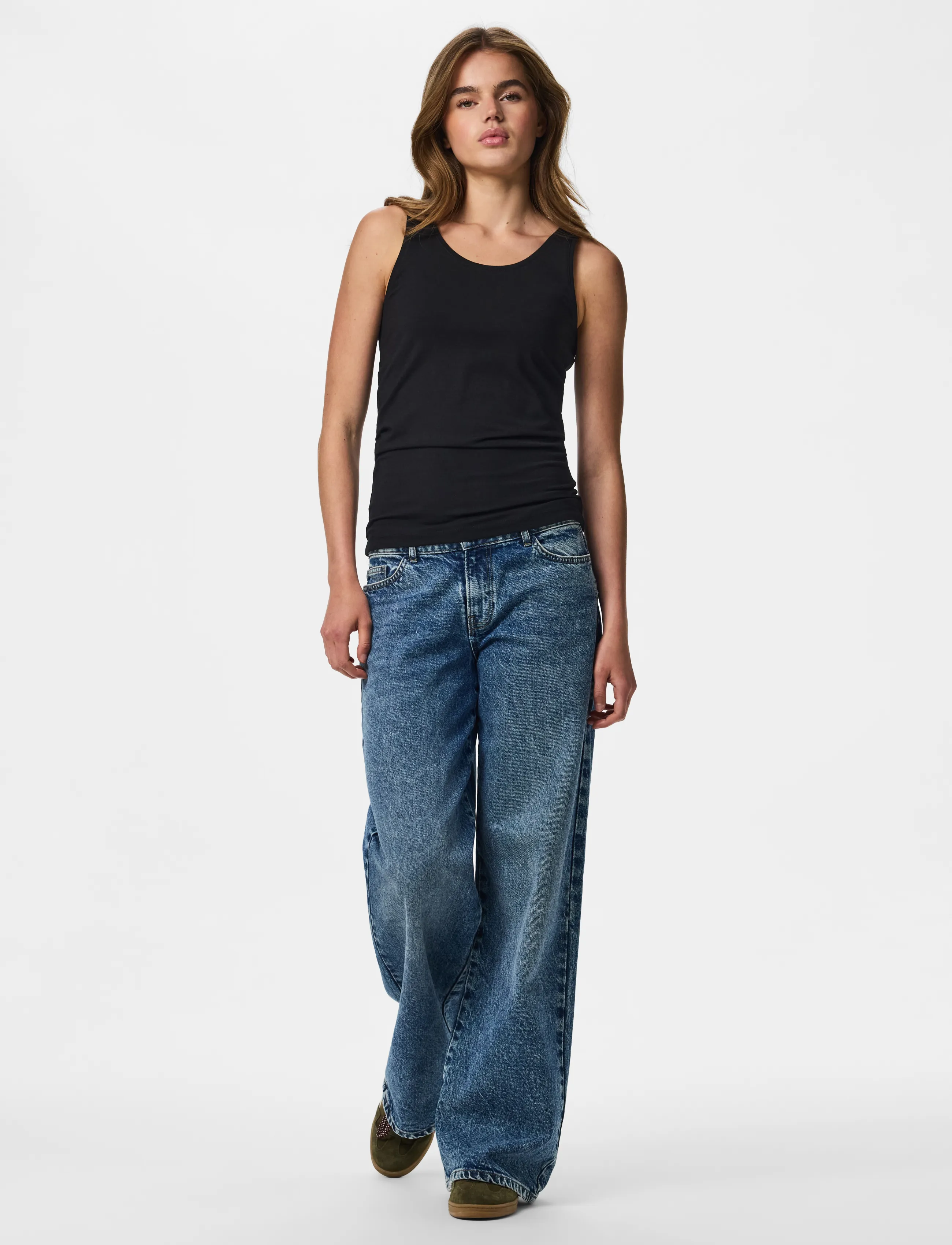 Pieces - PCSIRENE TANK TOP JRS NOOS BC - topid ja varrukateta alussärgid - black - 4