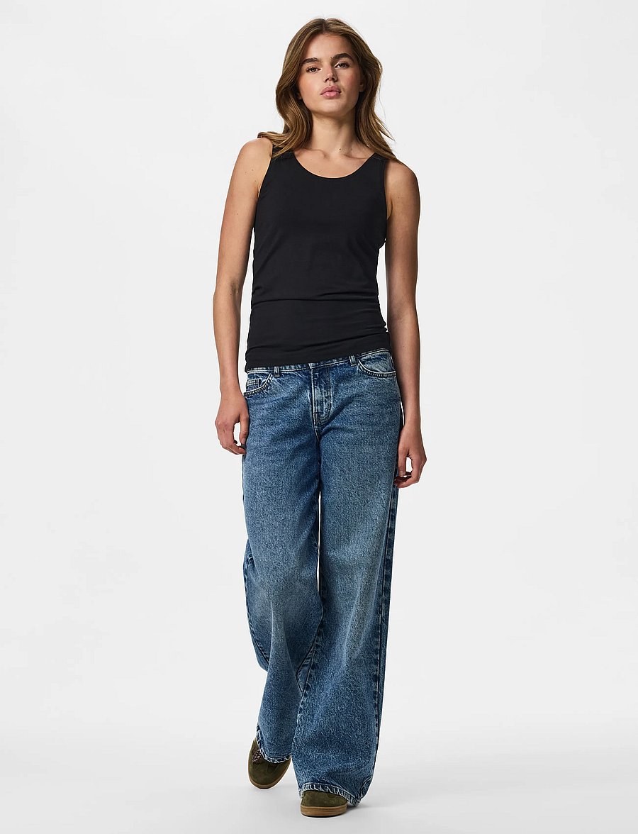 Pieces - PCSIRENE TANK TOP JRS NOOS - Ärmellose tops - black - 4