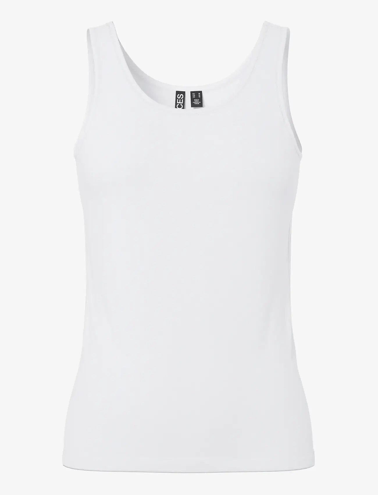 Pieces - PCSIRENE TANK TOP JRS NOOS - tanktops - bright white - 1