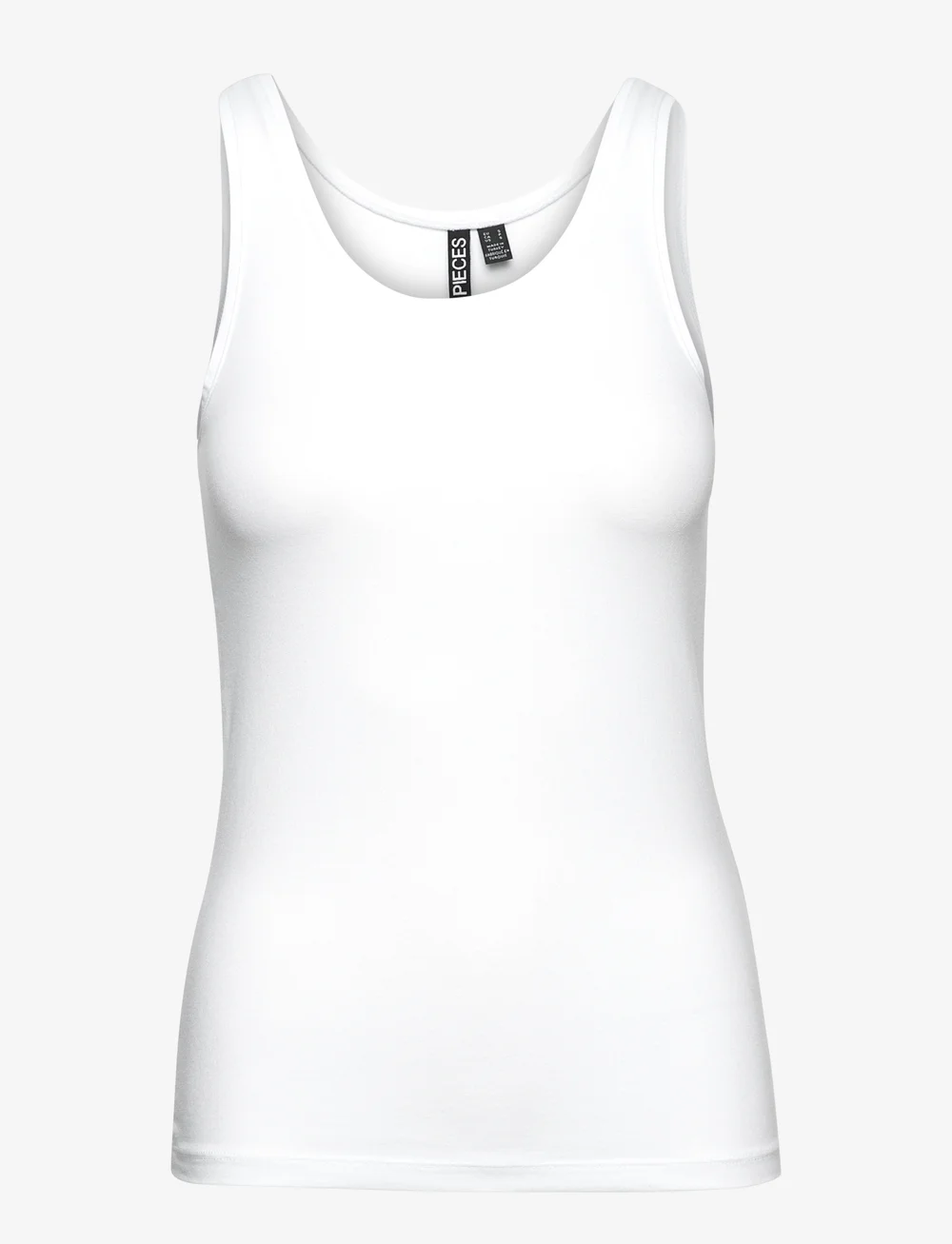 Pieces - PCSIRENE TANK TOP JRS NOOS - linnen - bright white - 1