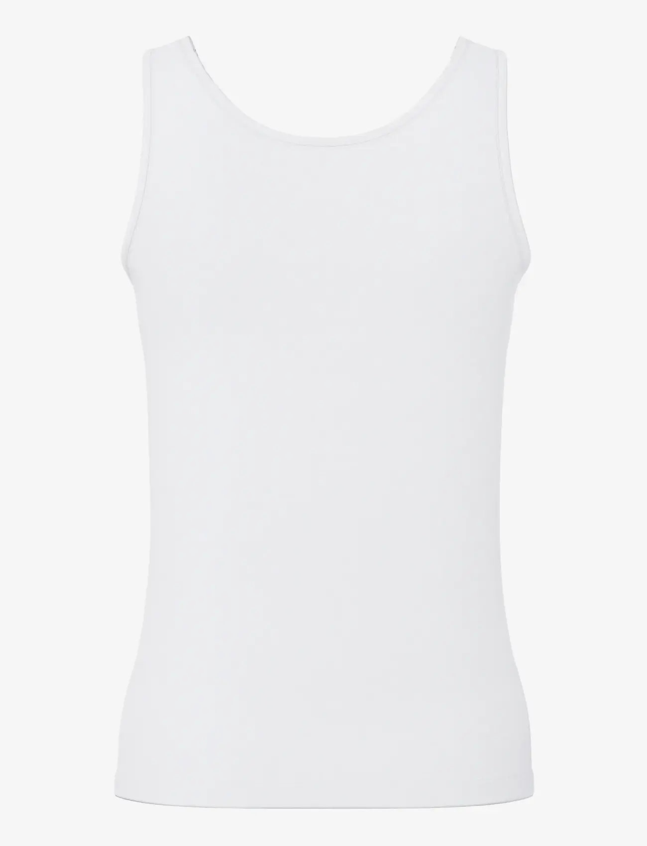 Pieces - PCSIRENE TANK TOP JRS NOOS - tanktops - bright white - 2
