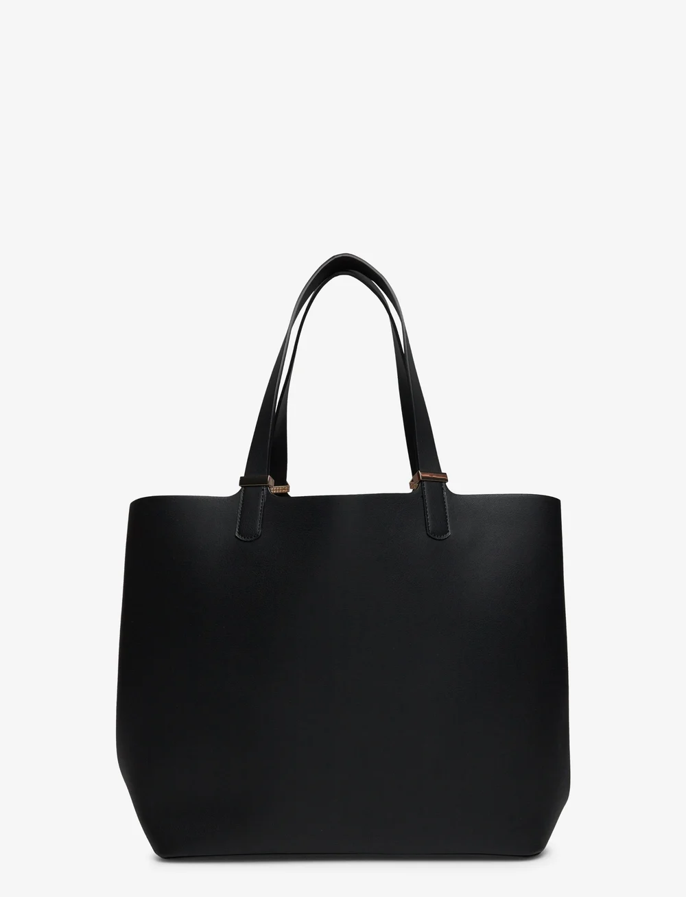 Pieces - PCKOPA SHOPPER NOOS PU - shoppingväskor - black - 1