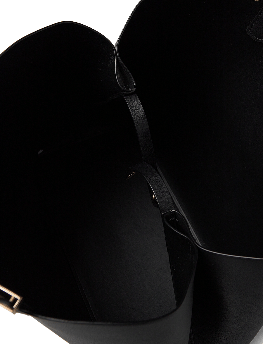 Pieces - PCKOPA SHOPPER NOOS PU - shopper - black - 4