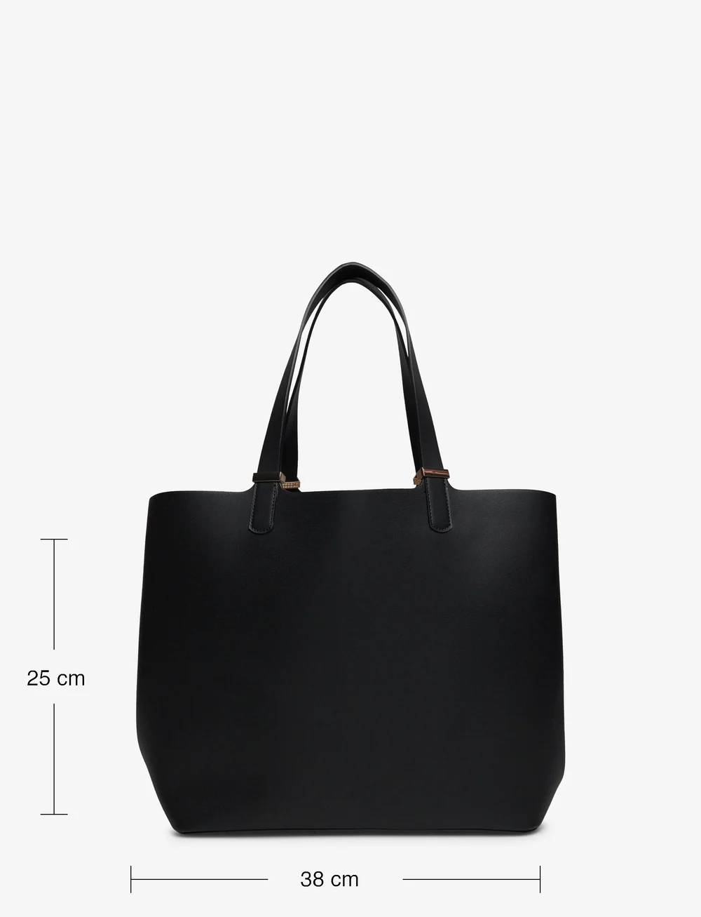 Pieces - PCKOPA SHOPPER NOOS PU - shoppingväskor - black - 5