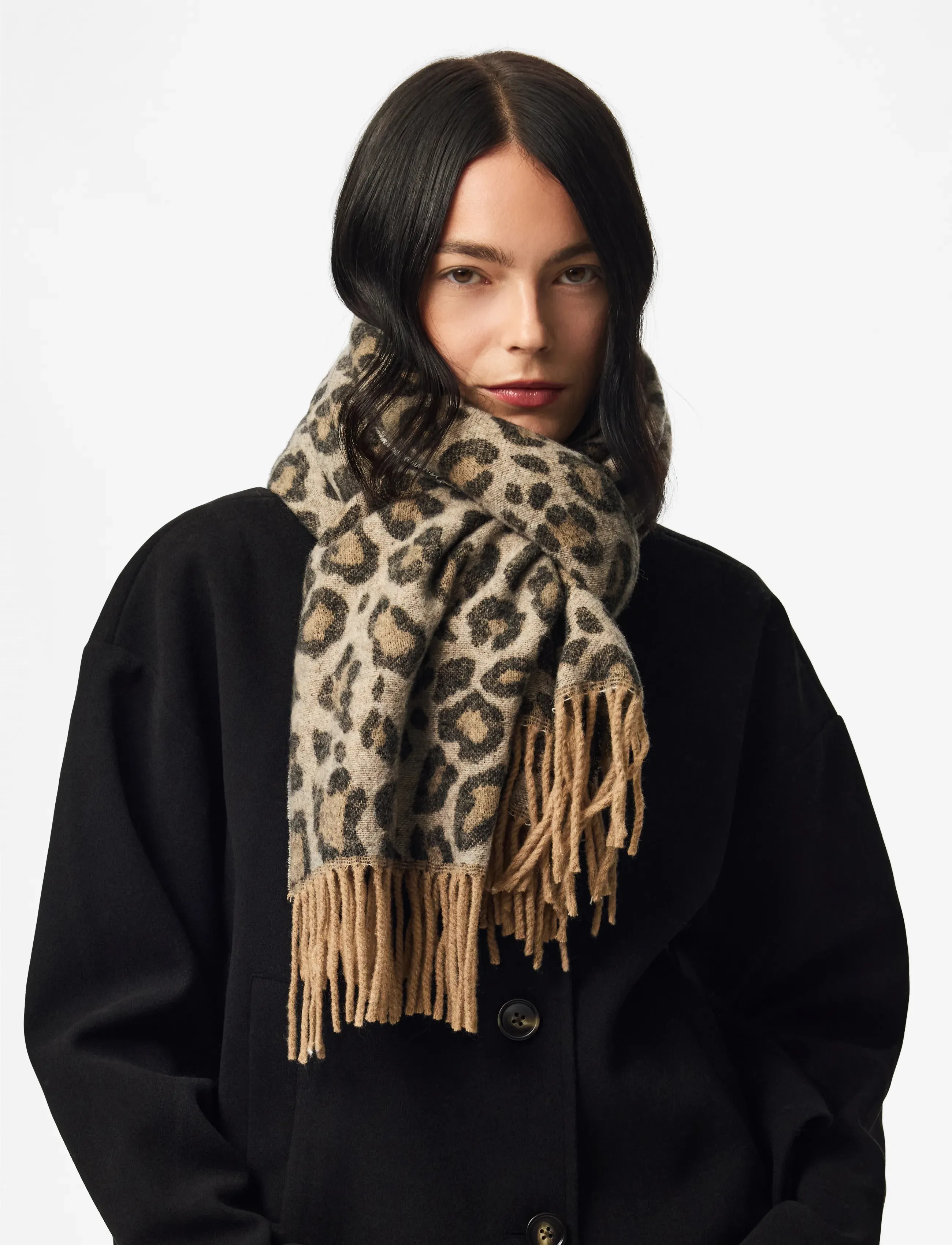 Pieces - PCJIRA SCARF NOOS BC - halstørklæder - natural - 0